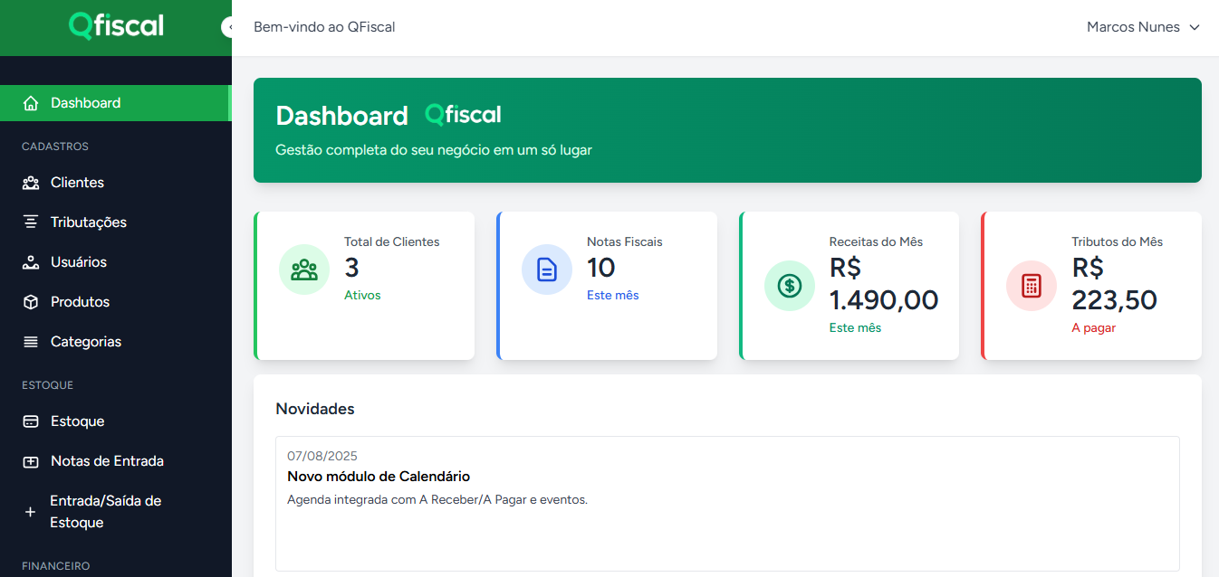 Dashboard Principal